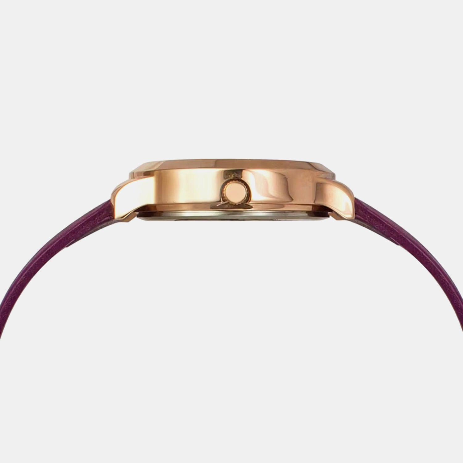 Women Quartz Magenta Dial Analog Leather Watch TW022HL32