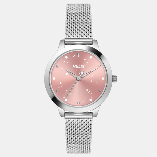 Women's Pink Analog Stainless Steel Watch TW022HL33