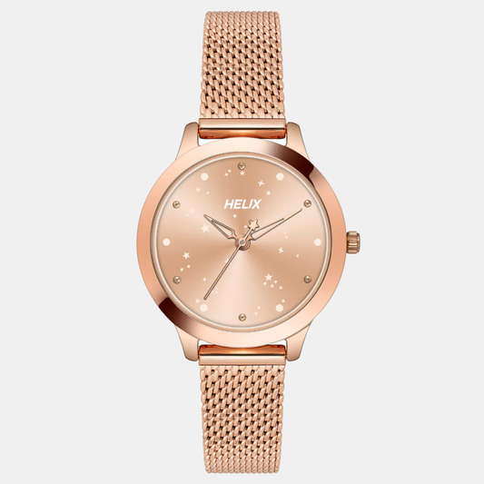 Women's Rose Gold Analog Stainless Steel Watch TW022HL35