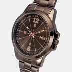 Men Quartz Brown Dial Analog Stainless Steel Watch TW023HG26