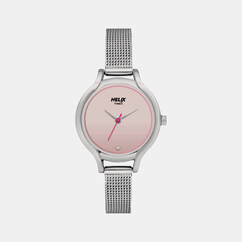 Female Pink Analog Stainless Steel Watch TW027HL10