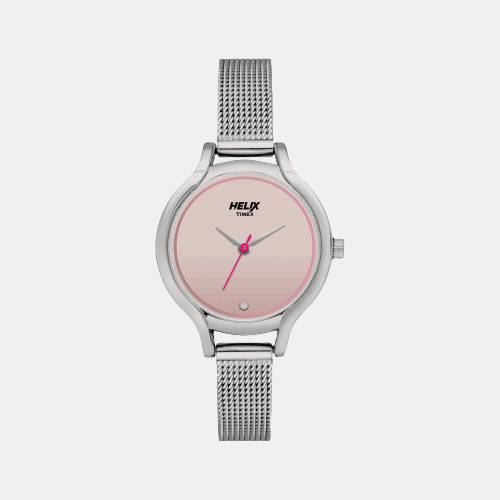 Helix Round Pink Analog watch