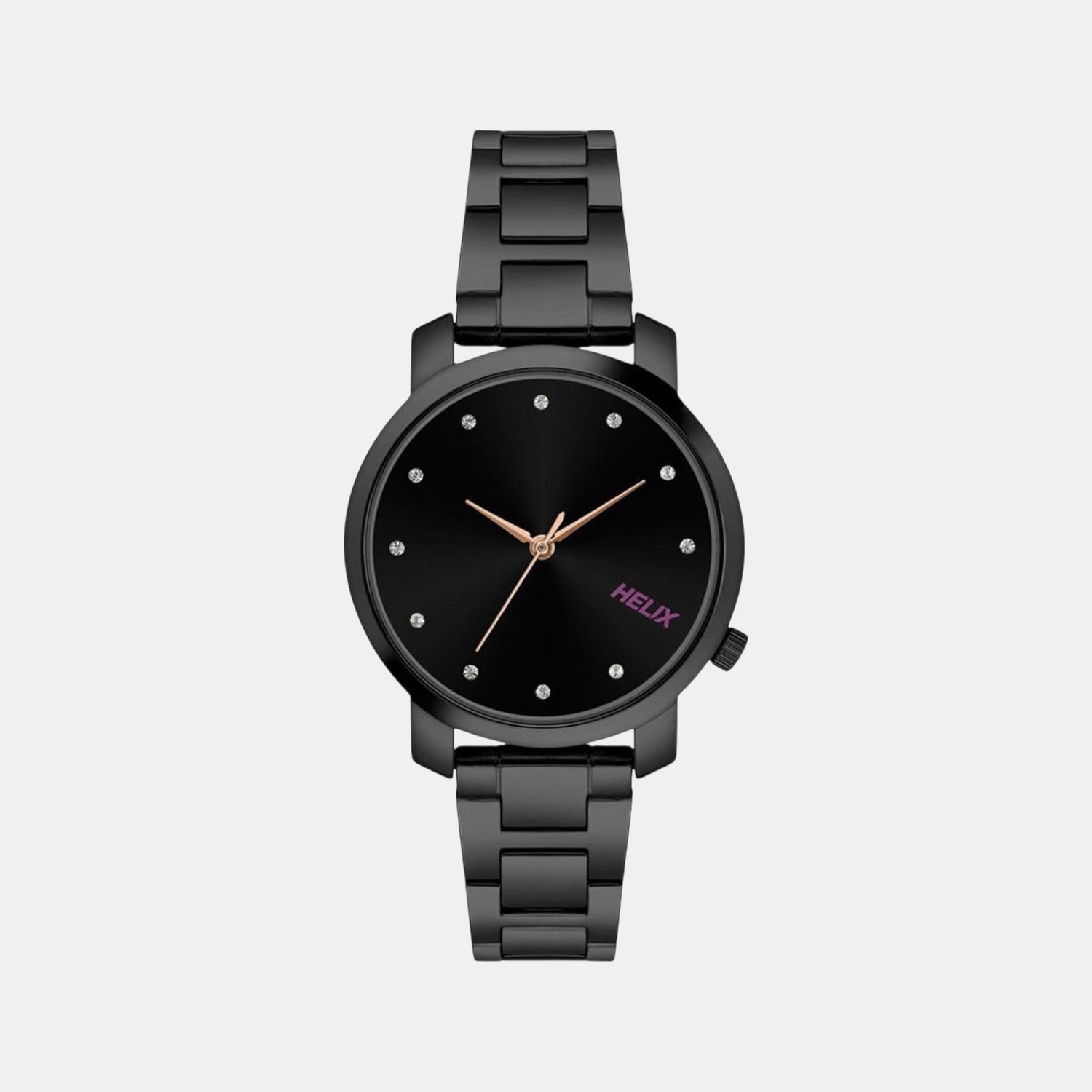 Women Quartz Black Dial Analog Stainless Steel Watch TW032HL35