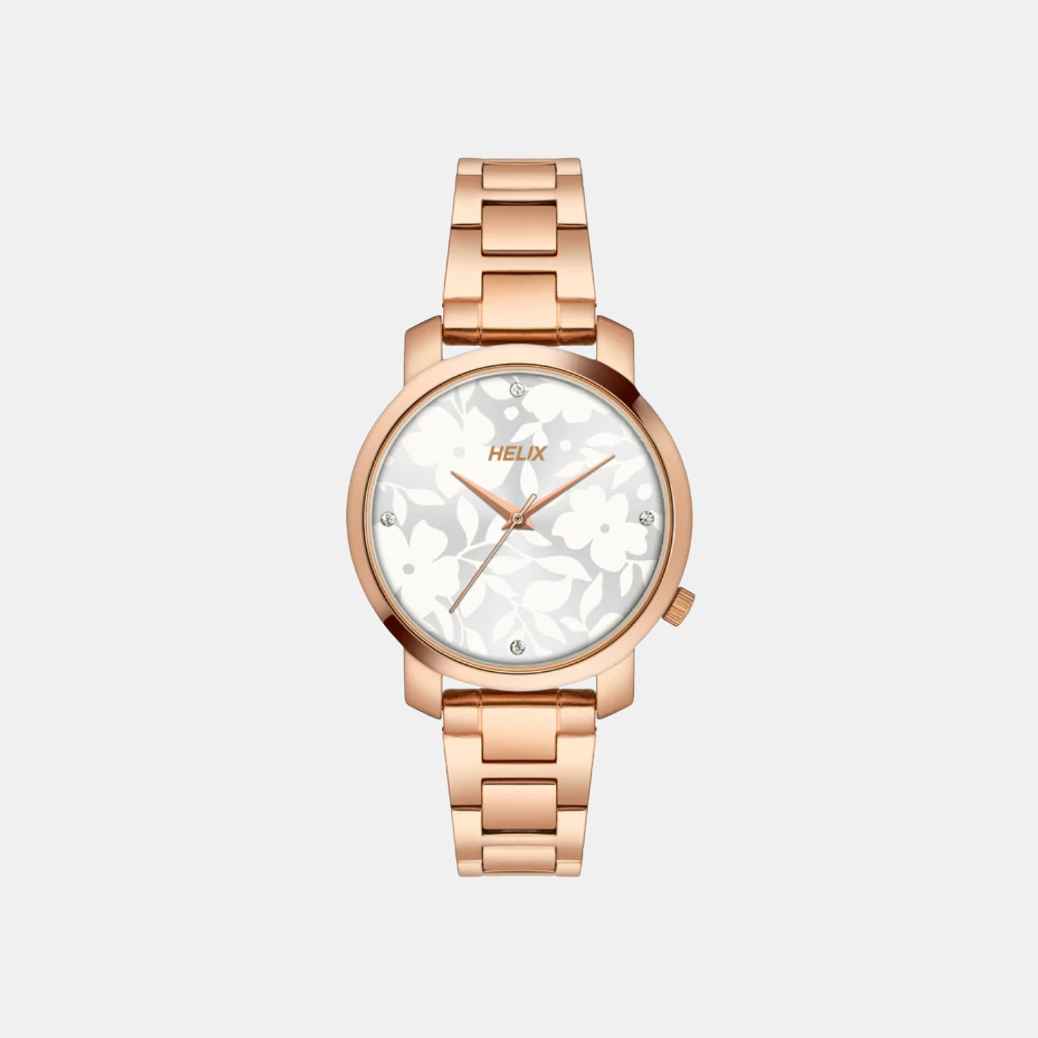 Helix Round Silver Analog watch