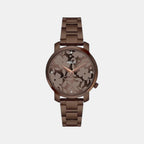 Women Quartz Brown Dial Analog Stainless Steel Watch TW032HL42
