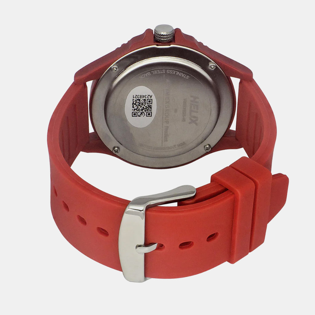 Men Quartz Black Dial Analog Silicone Watch TW033HG15