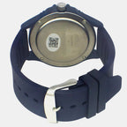 Men Quartz Blue Dial Analog Silicone Watch TW033HG16