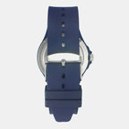 Men Quartz Blue Dial Analog Silicone Watch TW033HG16