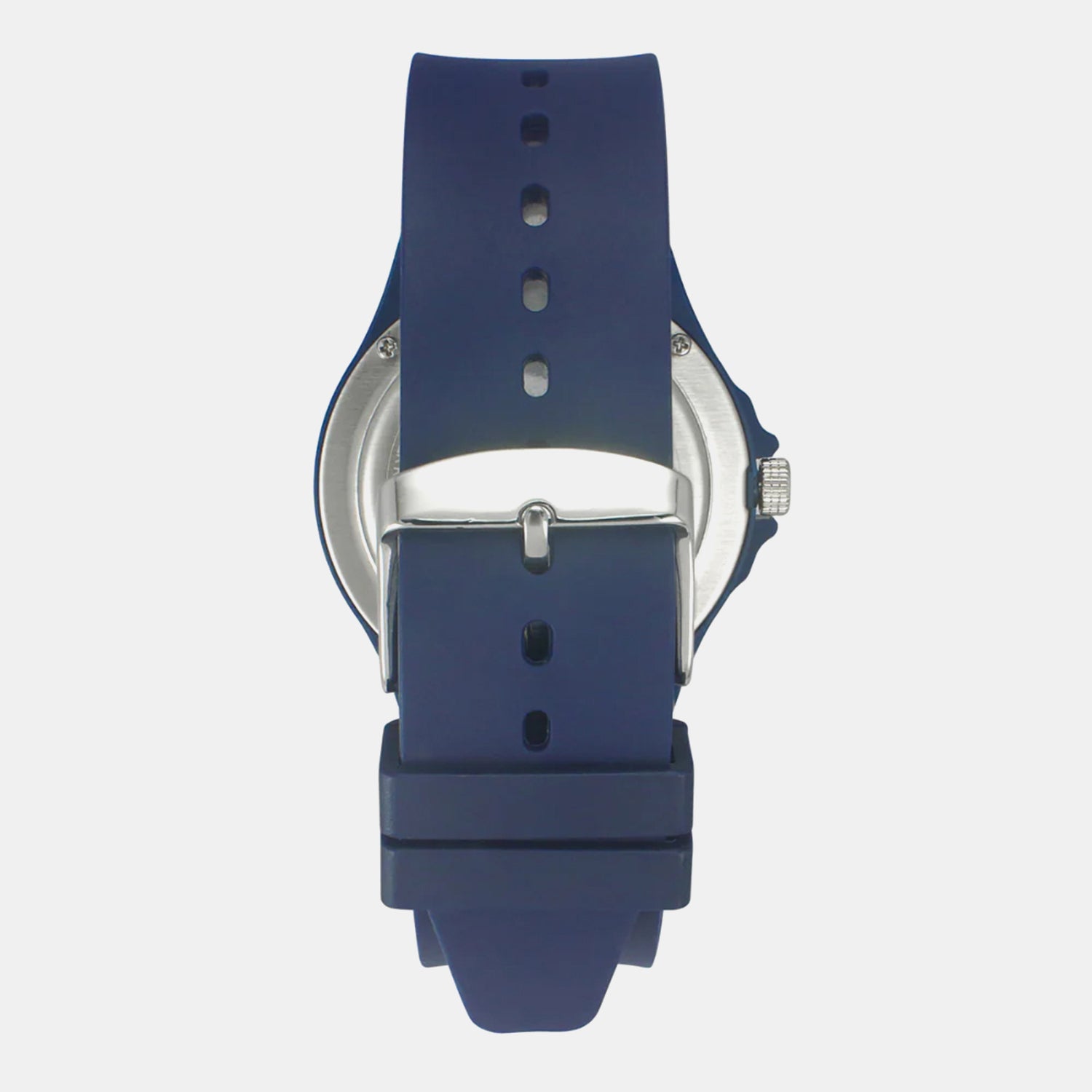 Men Quartz Blue Dial Analog Leather Watch TW033HG16