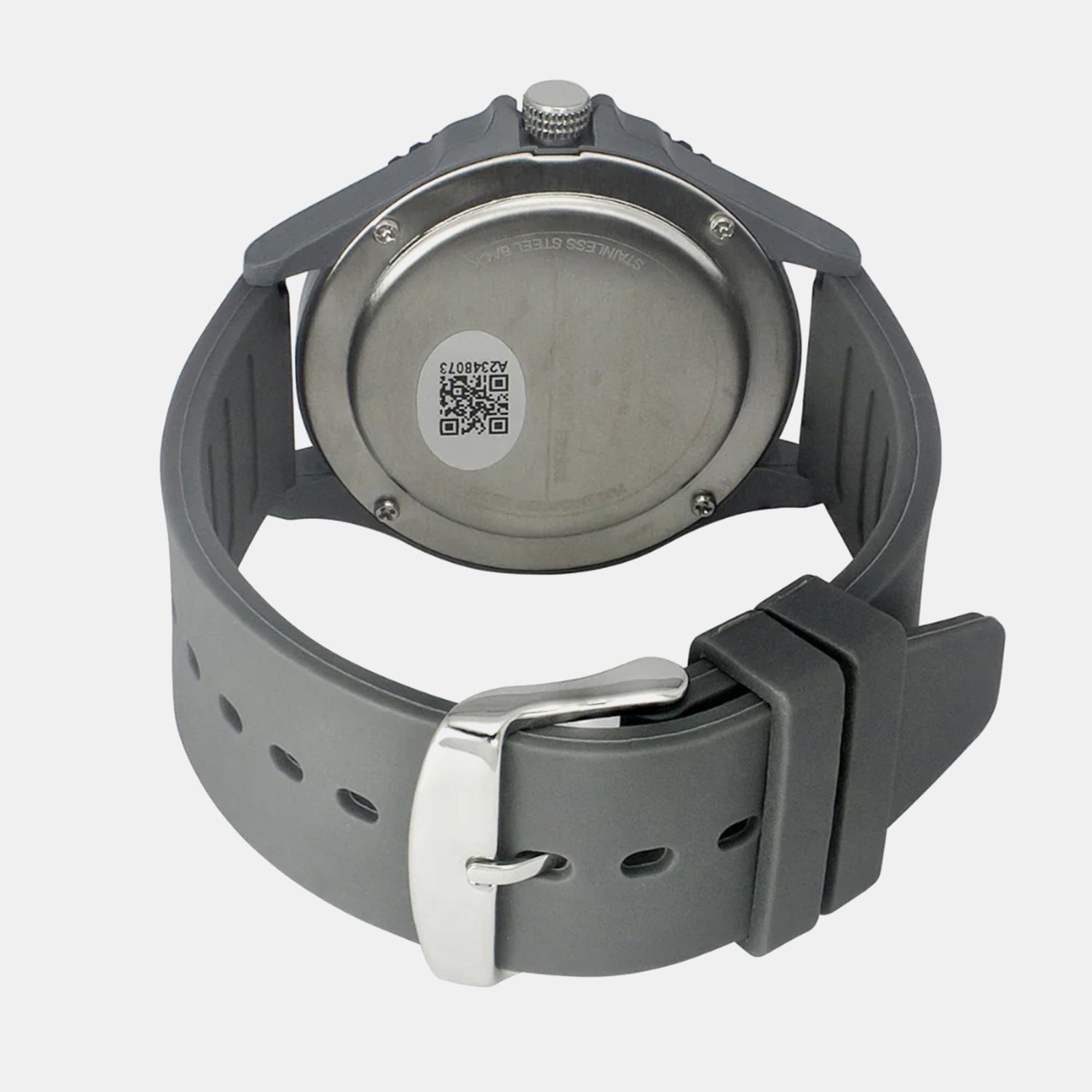 Men Quartz Grey Dial Analog Silicone Watch TW033HG17