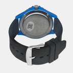 Men Quartz Blue Dial Analog Silicone Watch TW033HG21