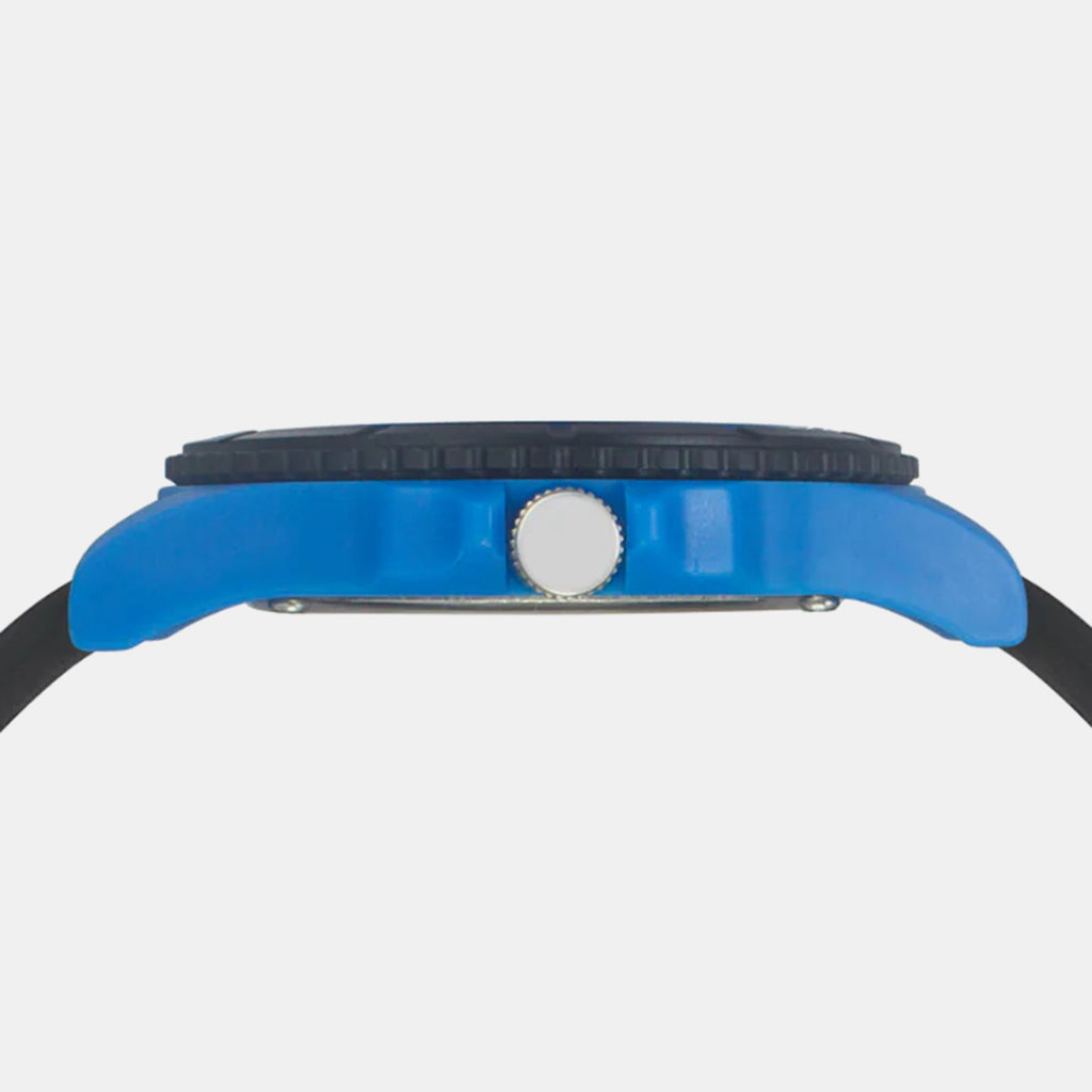 Men Quartz Blue Dial Analog Silicone Watch TW033HG21