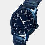 Men Quartz Blue Dial Analog Stainless Steel Watch TW035HG13