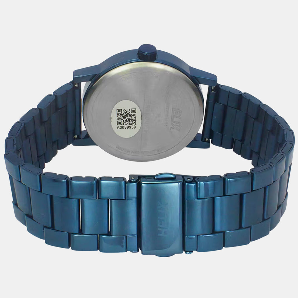Men Quartz Blue Dial Analog Stainless Steel Watch TW035HG13