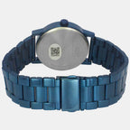 Men Quartz Blue Dial Analog Stainless Steel Watch TW035HG13