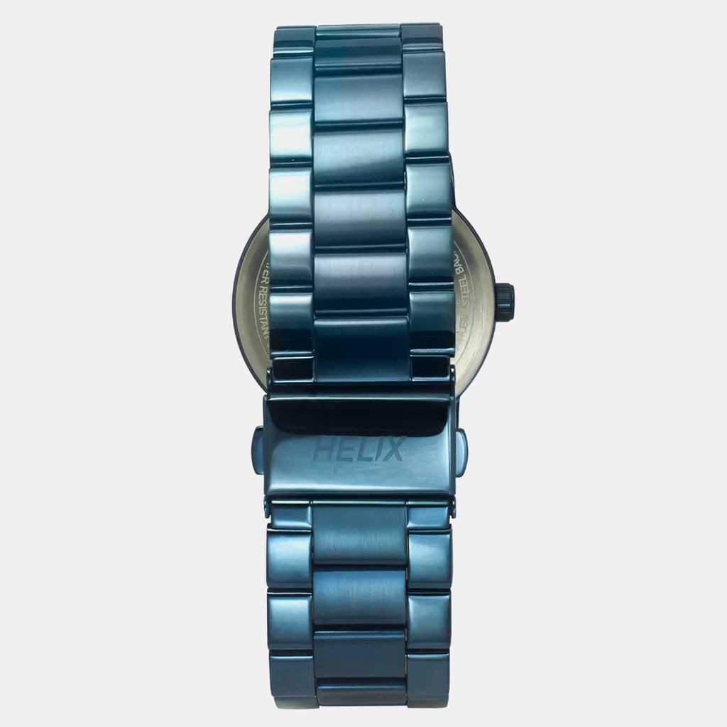 Men Quartz Blue Dial Analog Stainless Steel Watch TW035HG13