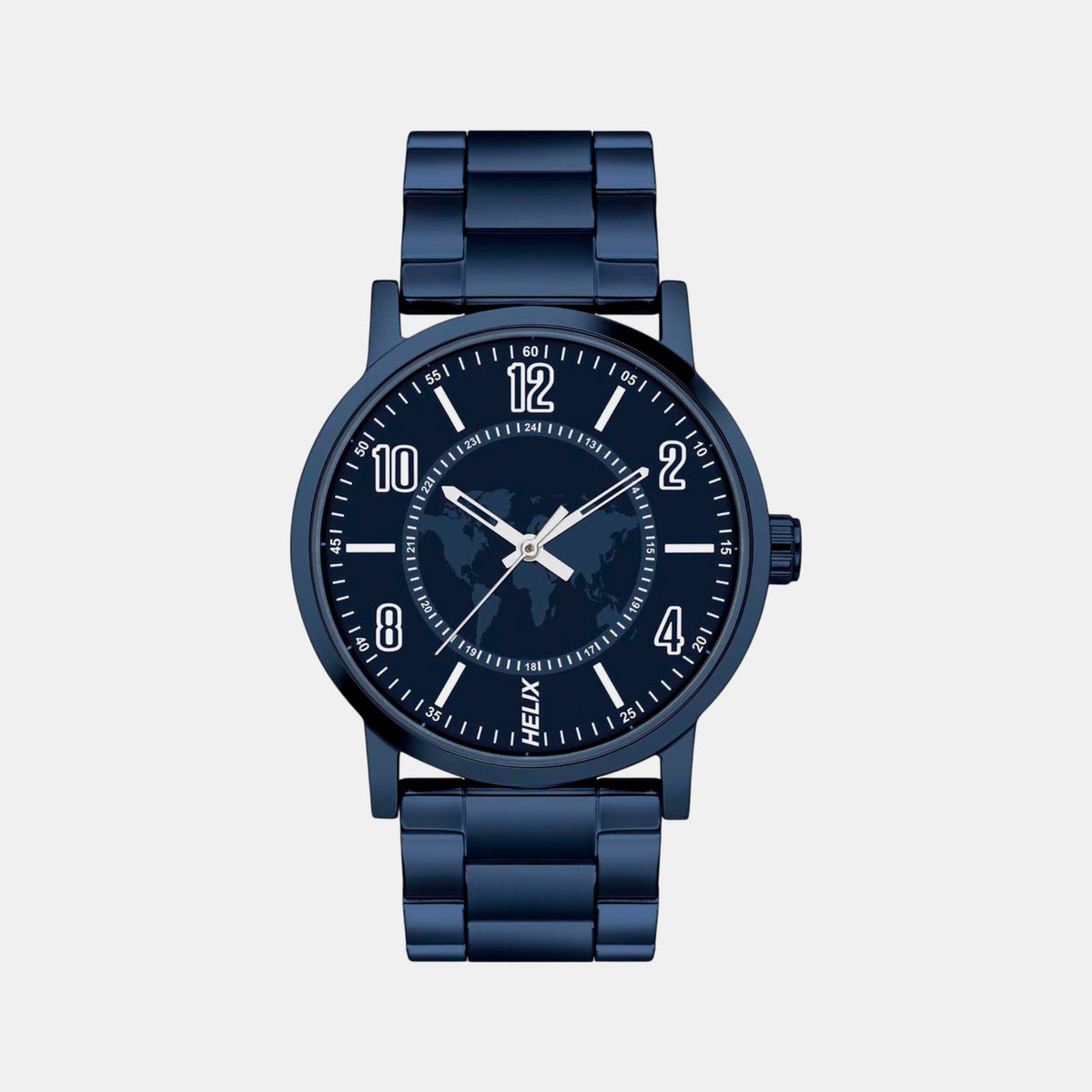 Men Quartz Blue Dial Analog Stainless Steel Watch TW035HG13