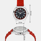 Women Quartz Grey Dial Analog Silicone Watch TW035HL01