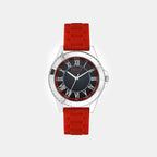 Women Quartz Grey Dial Analog Silicone Watch TW035HL01