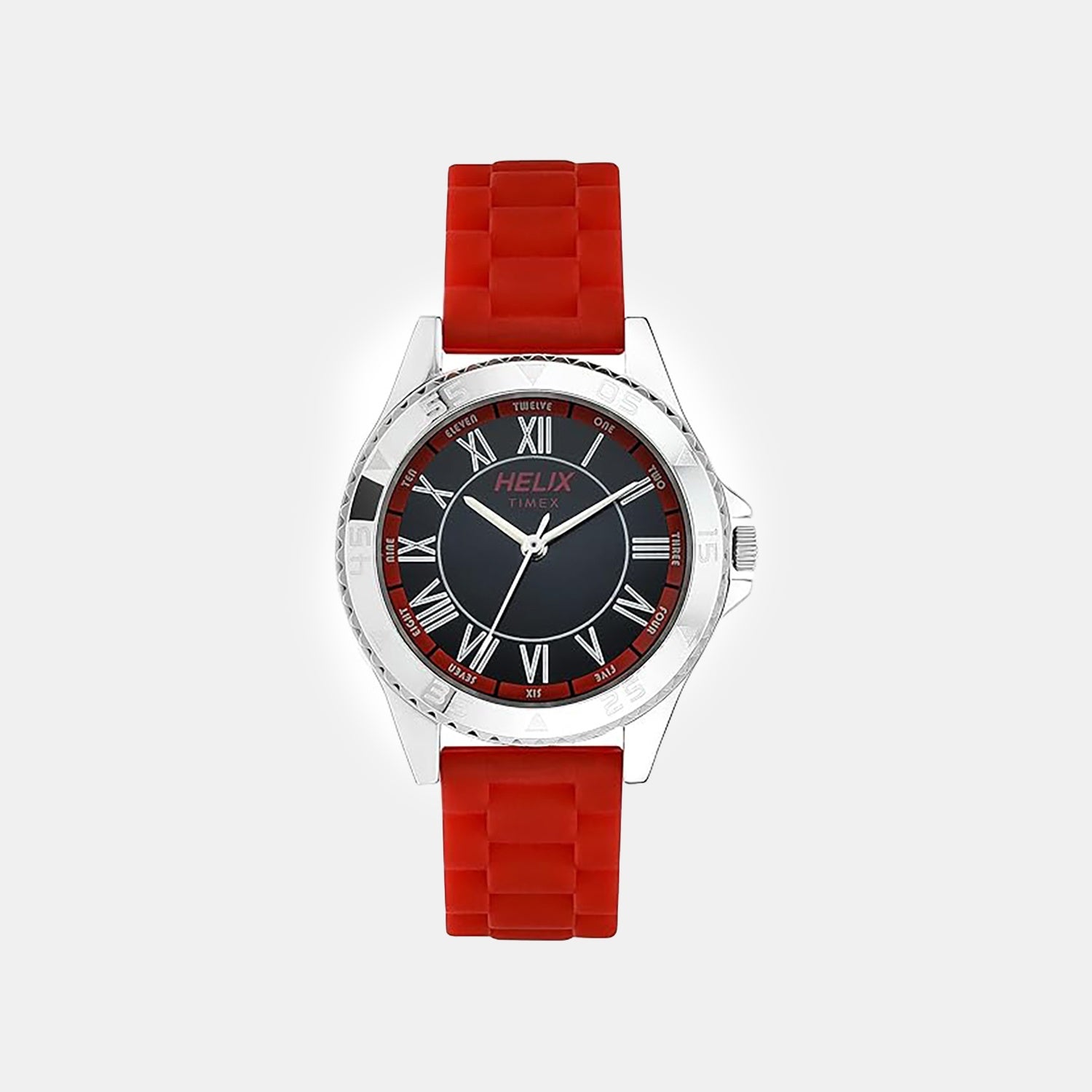 Women Quartz Grey Dial Analog Silicone Watch TW035HL01