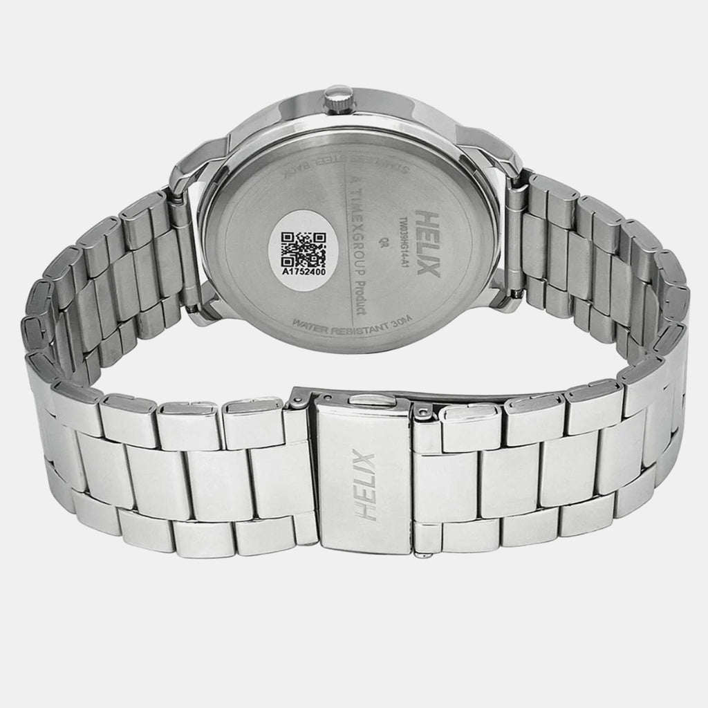 Men Quartz Blue Dial Analog Stainless Steel Watch TW039HG14