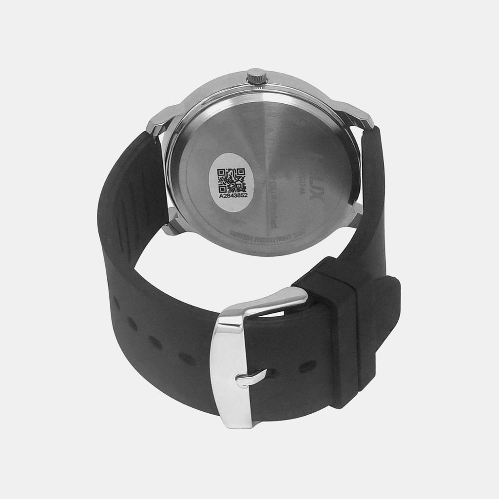 Men Quartz Blue Dial Analog Silicone Watch TW039HG17