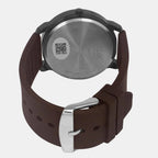Men Quartz Grey Dial Analog Silicone Watch TW039HG18