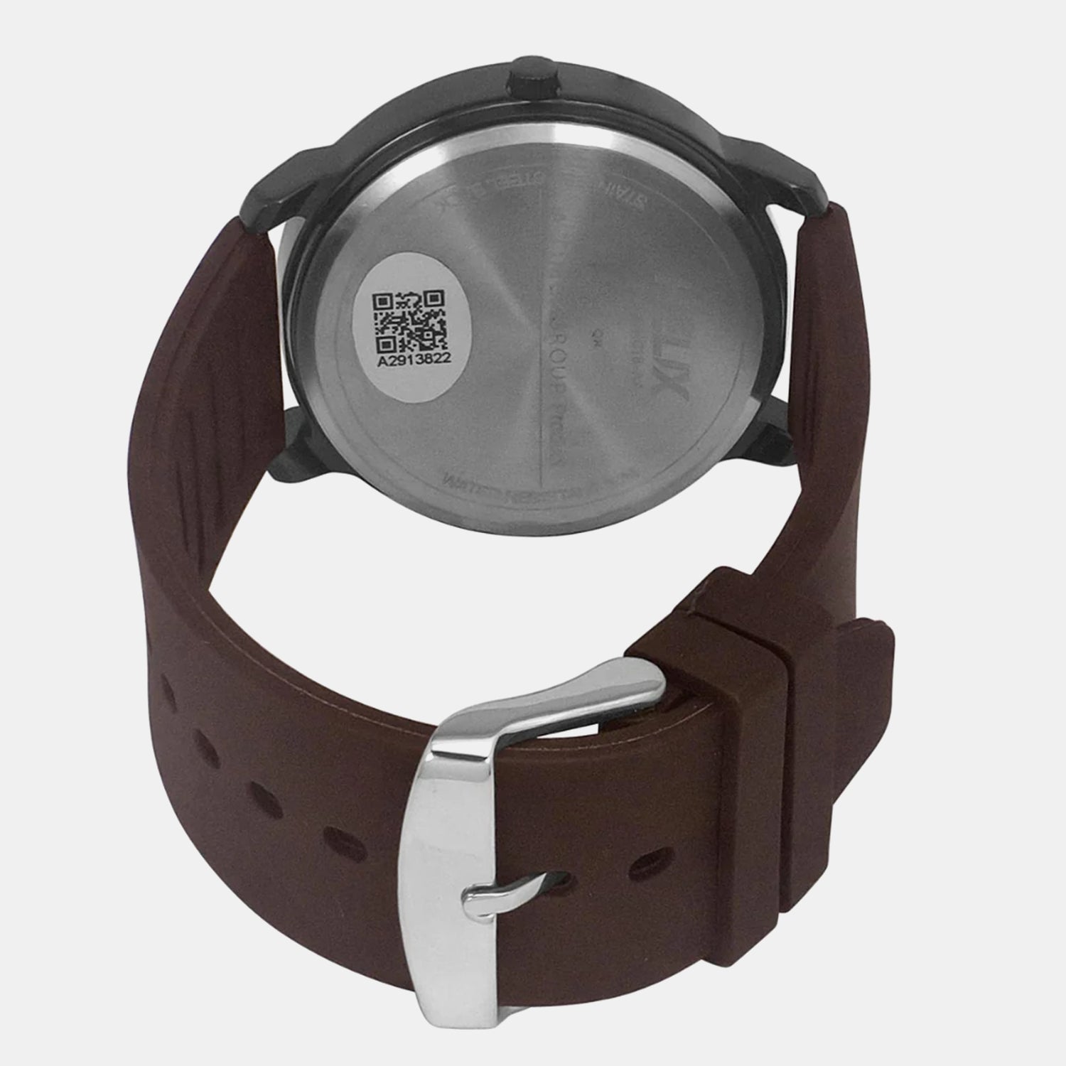 Men Quartz Grey Dial Analog Silicone Watch TW039HG18