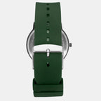 Men Quartz Grey Dial Analog Silicone Watch TW039HG19