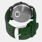 Men Quartz Grey Dial Analog Silicone Watch TW039HG19