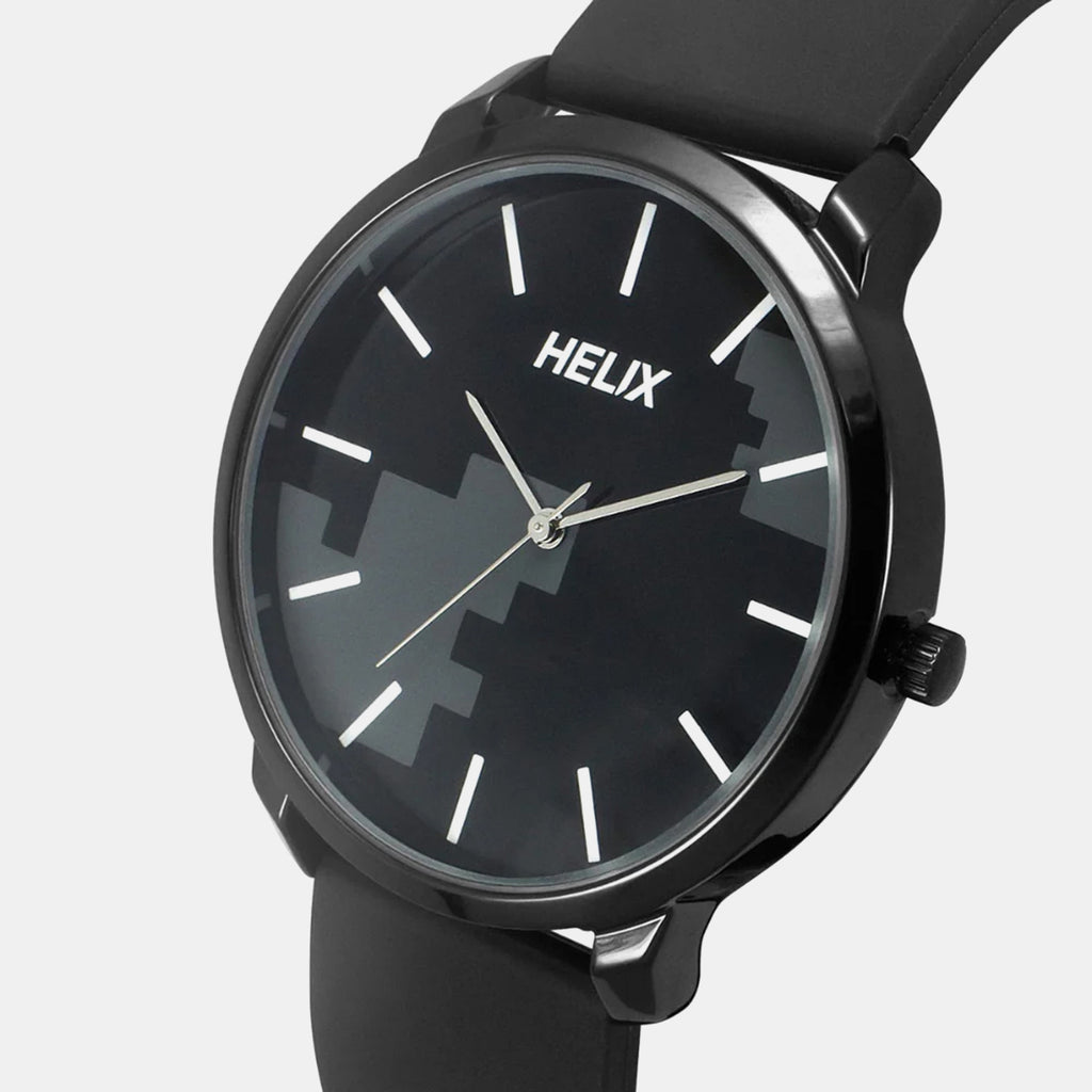 Men Quartz Black Dial Analog Silicone Watch TW039HG20