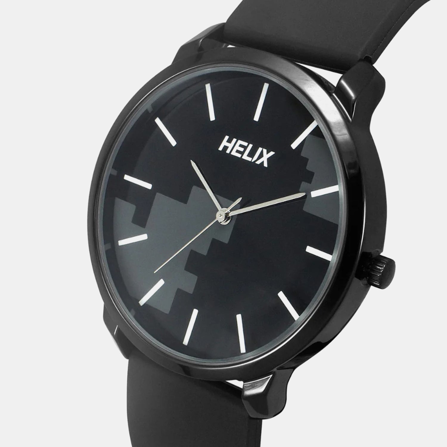 Men Quartz Black Dial Analog Silicone Watch TW039HG20