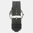 Men Quartz Black Dial Analog Silicone Watch TW039HG20