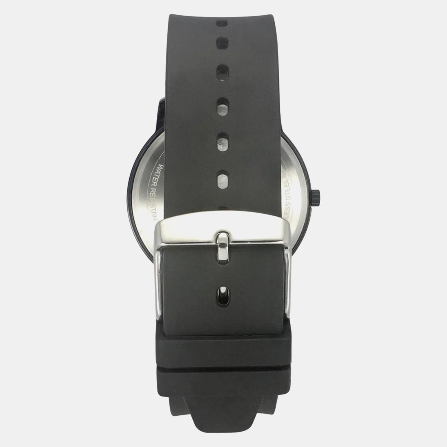 Men Quartz Black Dial Analog Silicone Watch TW039HG20