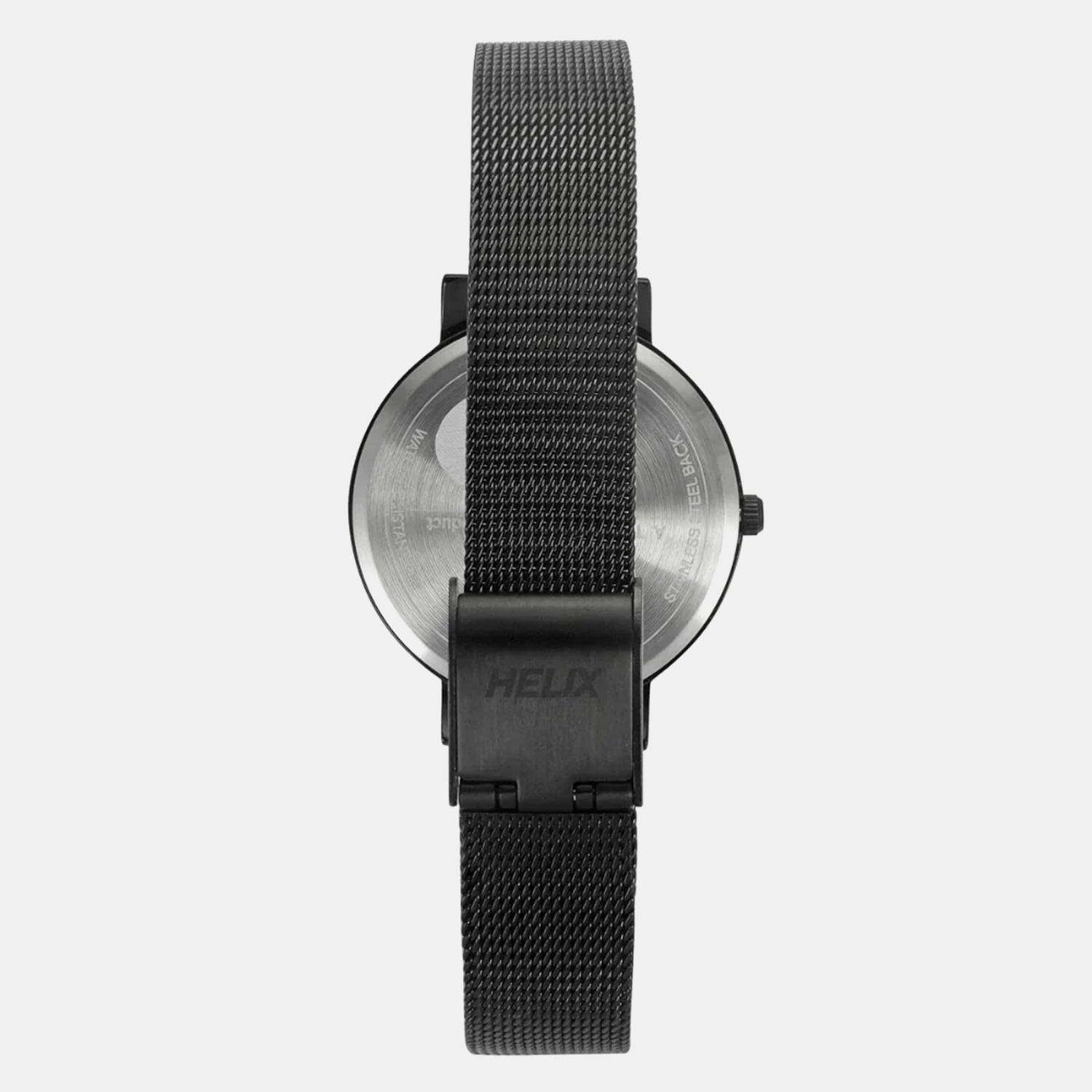 Women Quartz Black Dial Analog Stainless Steel Watch TW041HL22