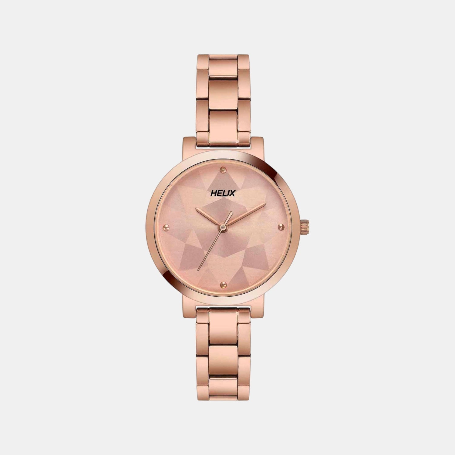 Women Quartz Pink Dial Analog Stainless Steel Watch TW041HL24