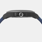 Men Quartz Blue Dial Analog Silicone Watch TW042HG06