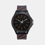Men Quartz Black Dial Analog Silicone Watch TW042HG07