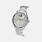 Men Quartz Silver Dial Analog Stainless Steel Watch TW043HG29