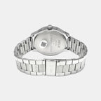 Men Quartz Silver Dial Analog Stainless Steel Watch TW043HG29