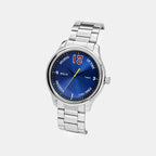 Men Quartz Blue Dial Analog Stainless Steel Watch TW043HG30