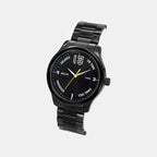Men Quartz Black Dial Analog Stainless Steel Watch TW043HG31