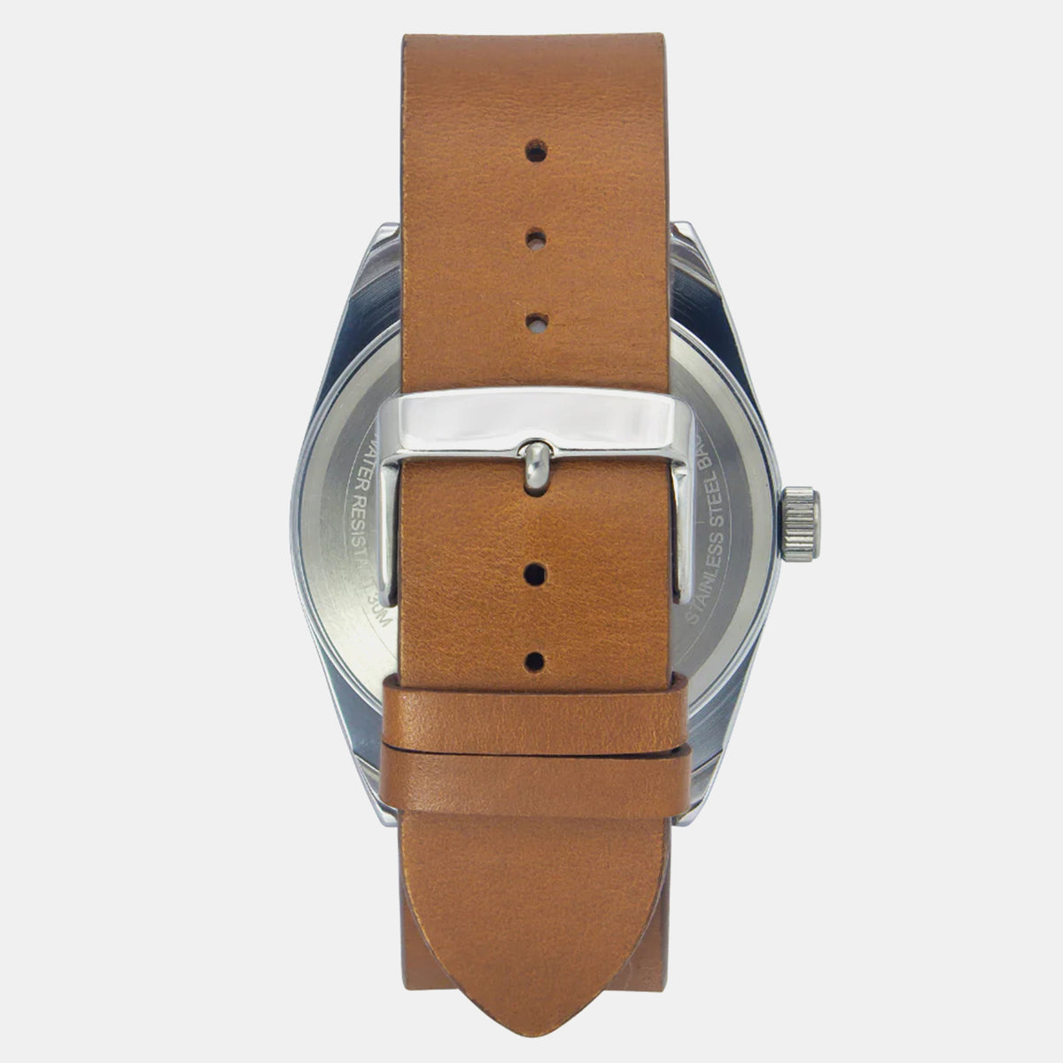 Men Quartz Blue Dial Analog Leather Watch TW044HG01