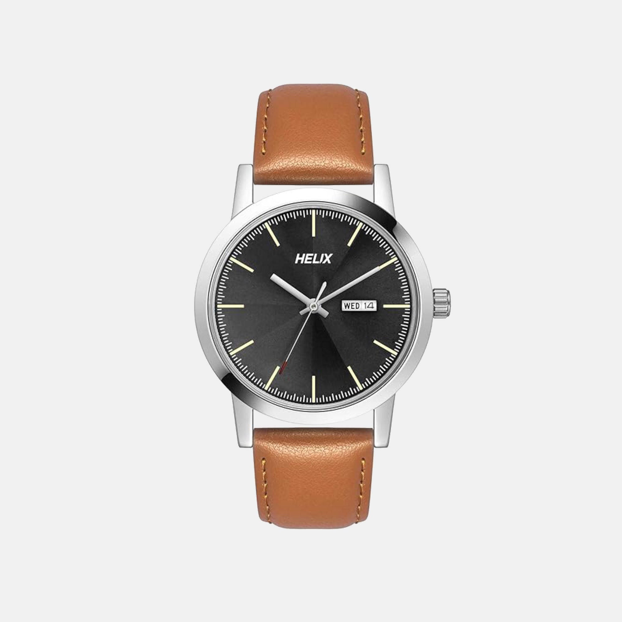 Helix Round Black Analog watch