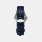 Men Quartz Blue Dial Analog Leather Watch TW047HG01