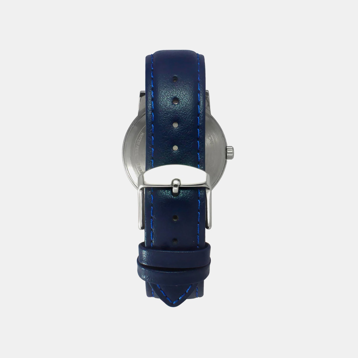 Men Quartz Blue Dial Analog Leather Watch TW047HG01