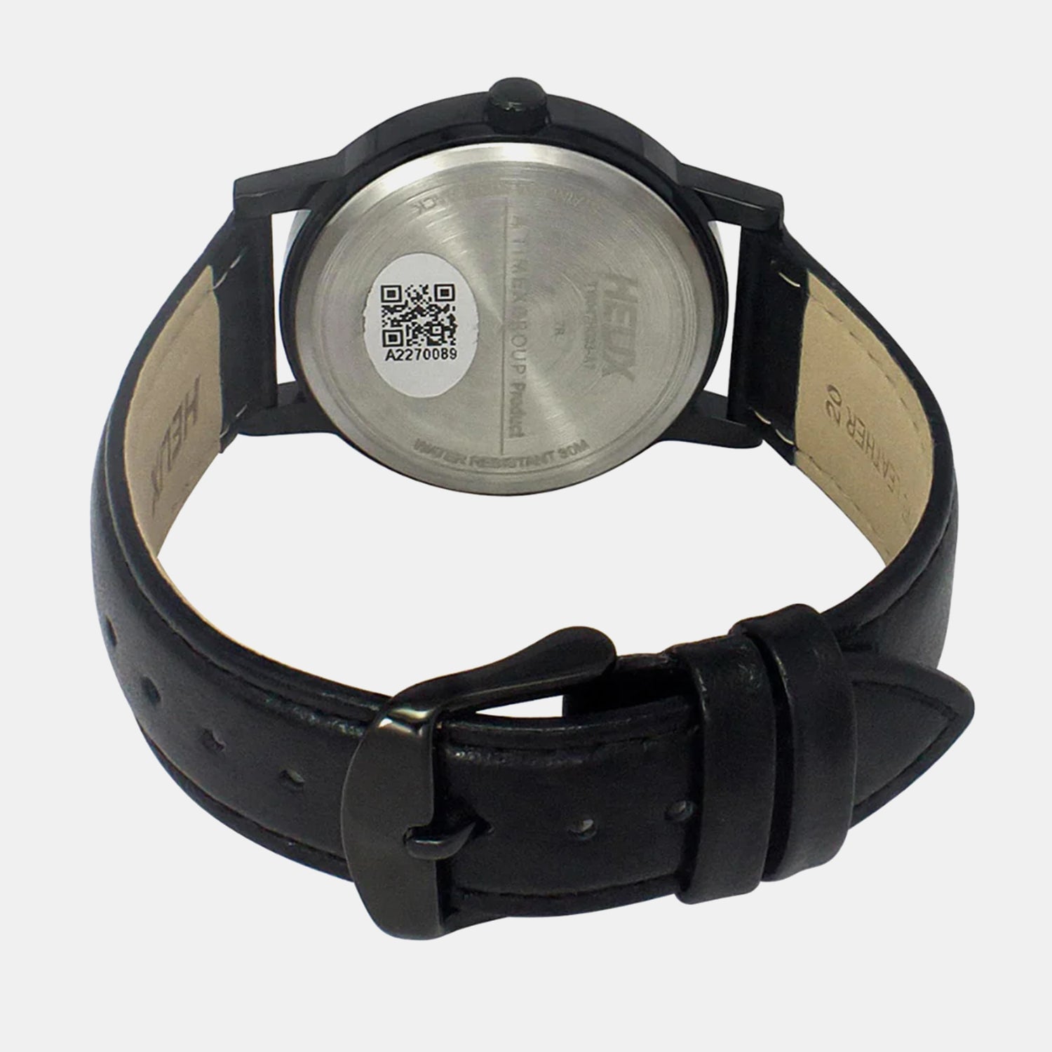 Men Quartz Black Dial Analog Leather Watch TW047HG03