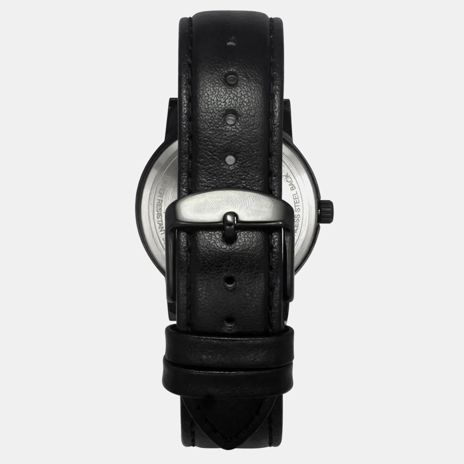 Men Quartz Black Dial Analog Leather Watch TW047HG03