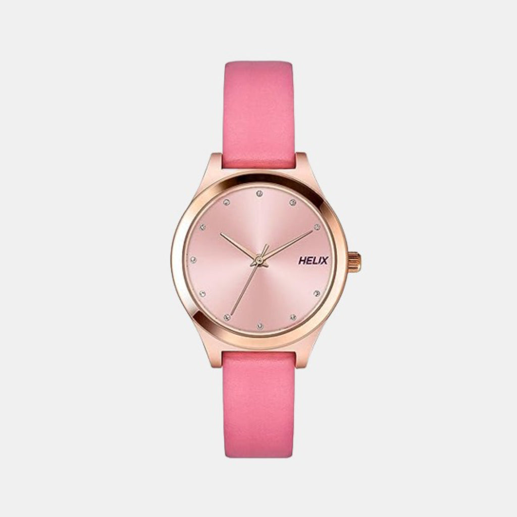 Helix Round Pink Analog watch