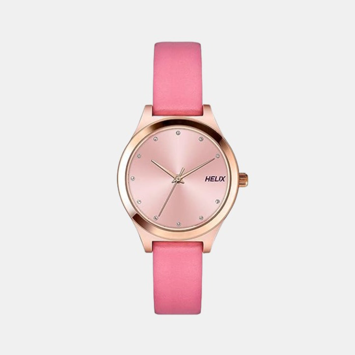 Women's Pink Analog Leather Watch TW049HL06